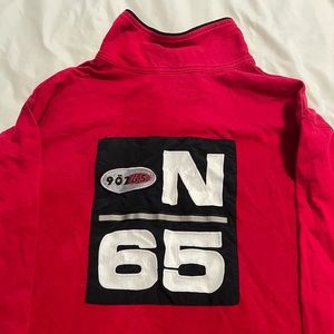 90265 Clothing Brand, Vintage Red Quarter Zip